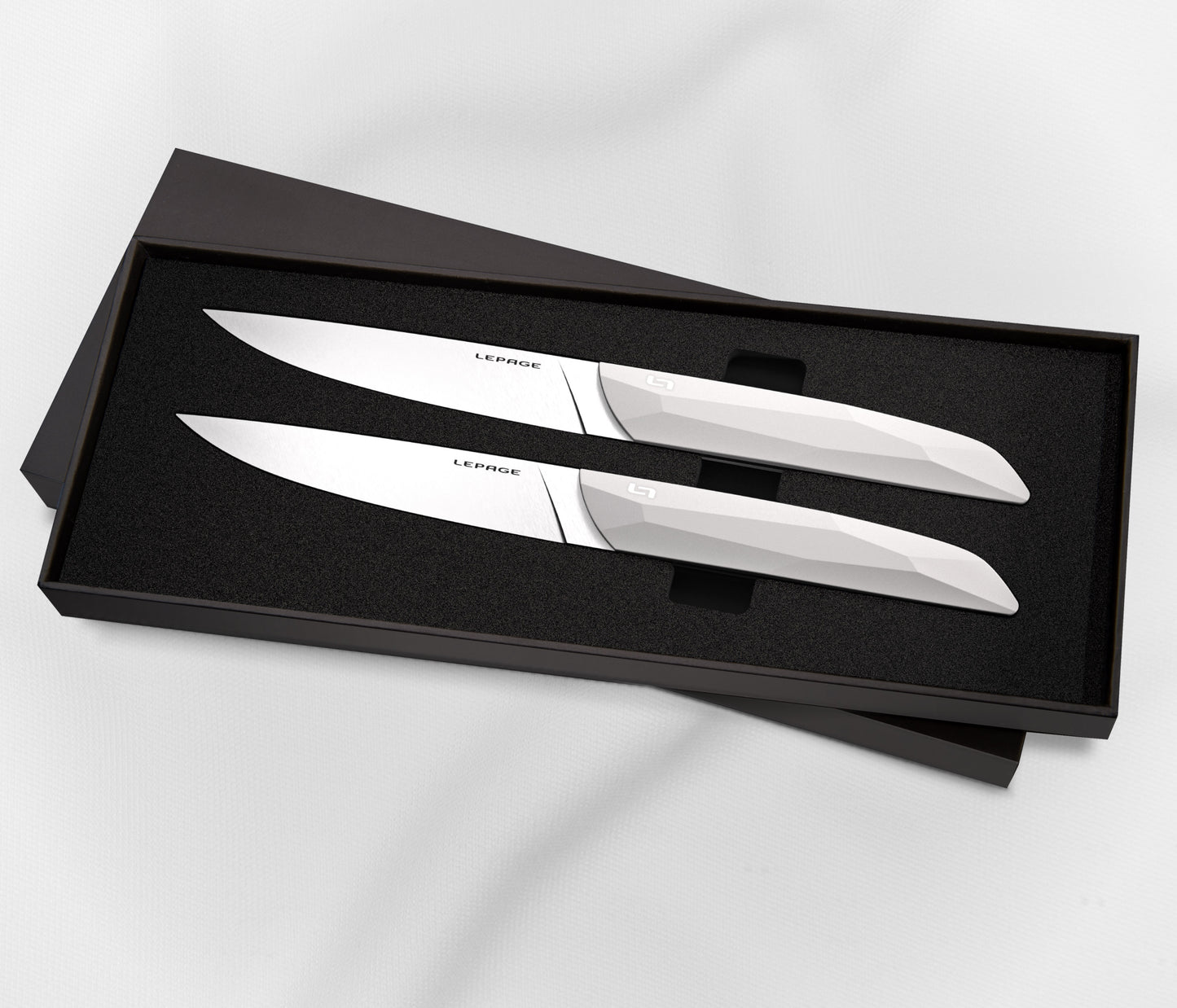 LE TABLE 55 Coffret de 2, Blanc
