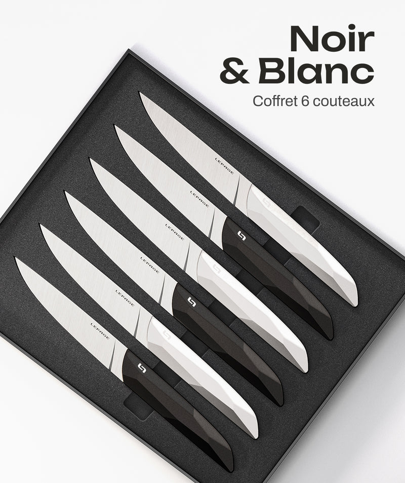 Les 55 - Noir & Blanc Satin